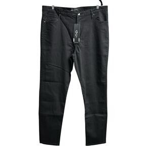 Good Counsel Men's 46 x 34 Black Malone Stretch Jeans Casual Denim Pants